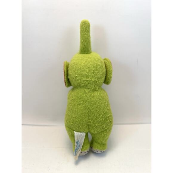 Vintage 1996 Teletubbies Mini‎ Hug Me Dipsy Plush Stuffed Animal Green Squeeze - Picture 2 of 5